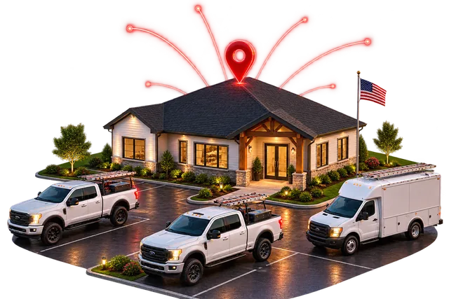 Residential roofing company connected to AI search platforms